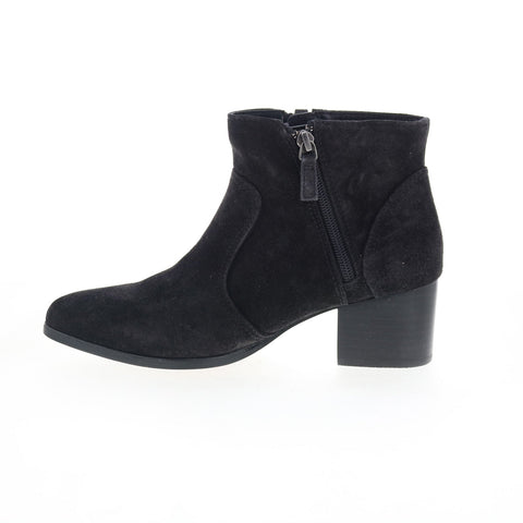 Johnston & Murphy Trista Double-Zip Bootie Womens Black Ankle & Booties Boots