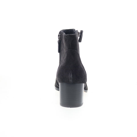 Johnston & Murphy Trista Double-Zip Bootie Womens Black Ankle & Booties Boots