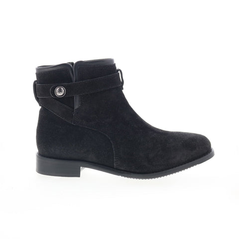 Johnston & Murphy Darby Snap Bootie Womens Black Ankle & Booties Boots