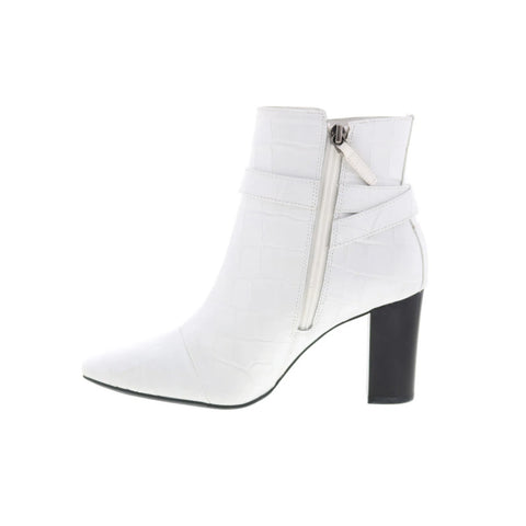 Johnston & Murphy Barbara 78-56504 Womens White Ankle & Booties Boots