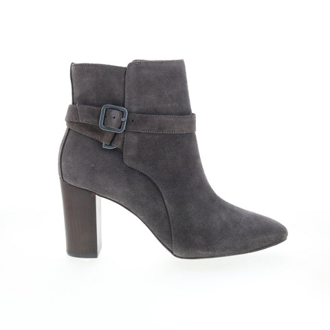 Johnston & Murphy Barbara 78-56506 Womens Gray Suede Ankle & Booties Boots