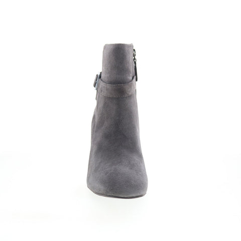 Johnston & Murphy Barbara 78-56506 Womens Gray Suede Ankle & Booties Boots