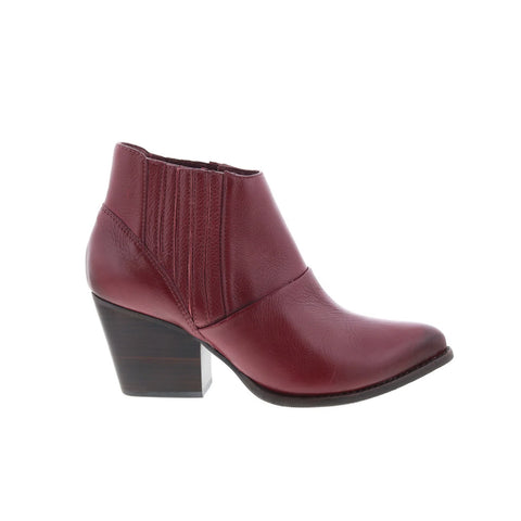 Johnston & Murphy Charlie 78-56514 Womens Red Leather Ankle & Booties Boots