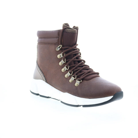 Johnston & Murphy Hilda 78-56573 Womens Brown Leather Casual Dress Boots