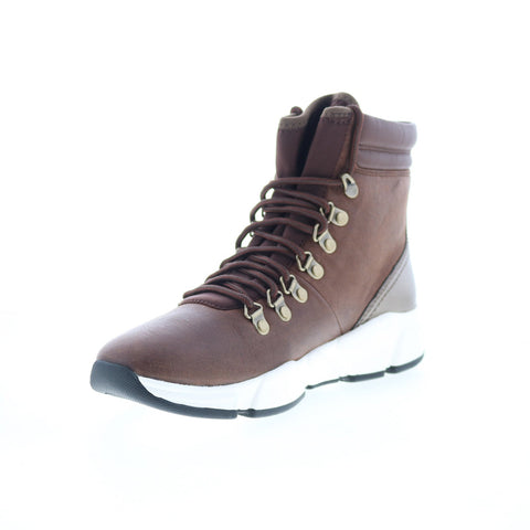 Johnston & Murphy Hilda 78-56573 Womens Brown Leather Casual Dress Boots