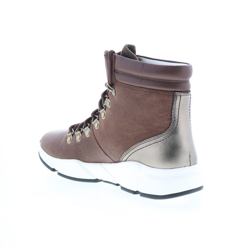 Johnston & Murphy Hilda 78-56573 Womens Brown Leather Casual Dress Boots