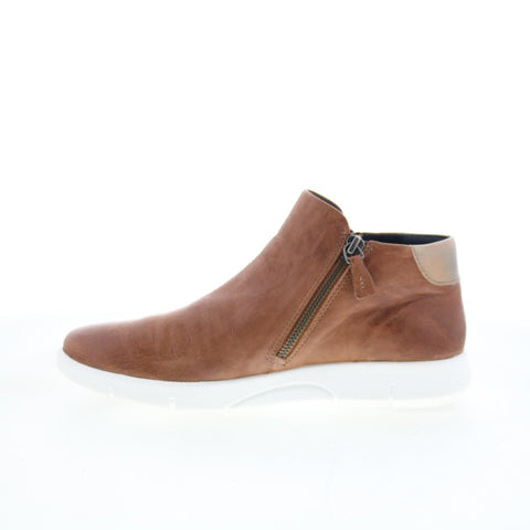 Johnston & Murphy Emery Zip Bootie Womens Brown Ankle & Booties Boots