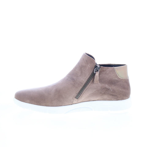 Johnston & Murphy Emery Zip Bootie Womens Brown Ankle & Booties Boots