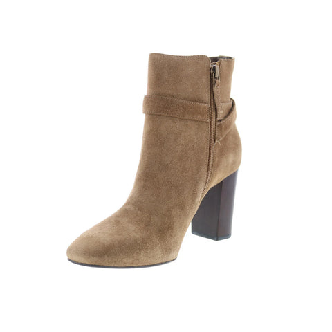 Johnston & Murphy Barbara 78-56643 Womens Brown Suede Ankle & Booties Boots