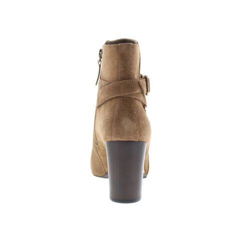 Johnston & Murphy Barbara 78-56643 Womens Brown Suede Ankle & Booties Boots