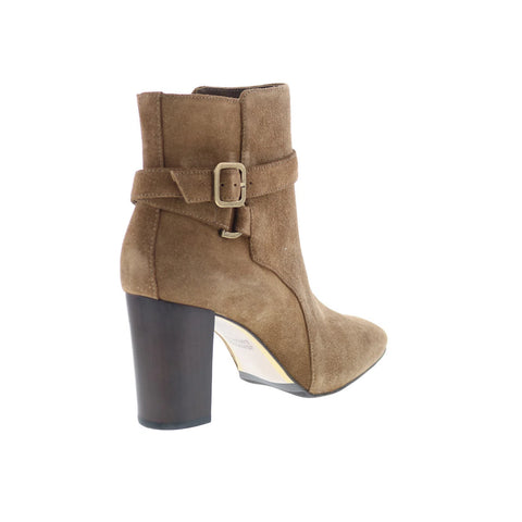Johnston & Murphy Barbara 78-56643 Womens Brown Suede Ankle & Booties Boots