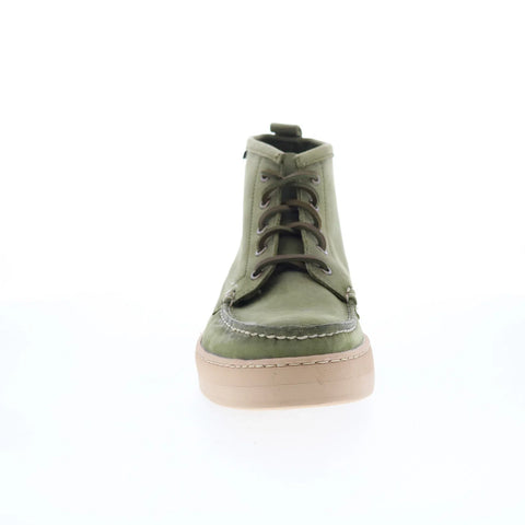 Sebago Brig CH 78112WW-ABD Mens Green Leather Lace Up Chukkas Boots