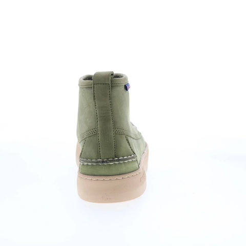 Sebago Brig CH 78112WW-ABD Mens Green Leather Lace Up Chukkas Boots