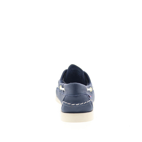 Sebago Portland Fisher Womens Blue Leather Loafers & Slip Ons Boat Shoes