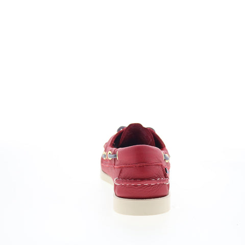 Sebago Portland Fisher 78113FW-913 Womens Red Loafers & Slip Ons Boat Shoes