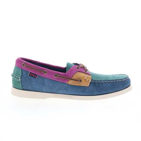 Sebago Ross Island 78113KW-A6X Mens Blue Loafers & Slip Ons Boat Shoes