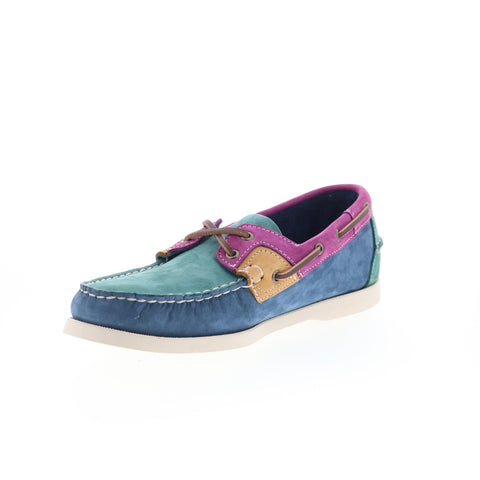 Sebago Ross Island 78113KW-A6X Mens Blue Loafers & Slip Ons Boat Shoes