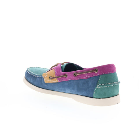 Sebago Ross Island 78113KW-A6X Mens Blue Loafers & Slip Ons Boat Shoes