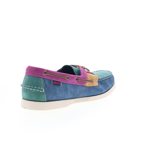 Sebago Ross Island 78113KW-A6X Mens Blue Loafers & Slip Ons Boat Shoes