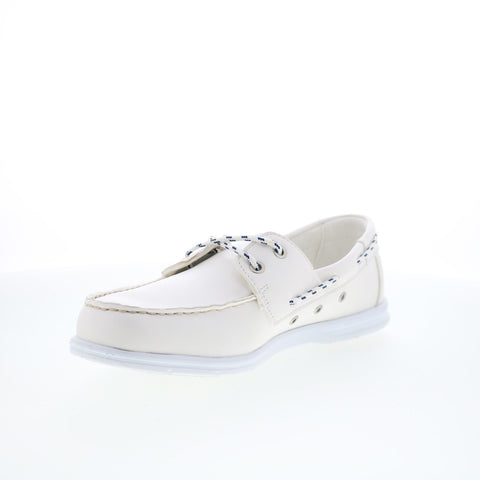 Sebago Jackman 78114CW-911 Mens White Loafers & Slip Ons Boat Shoes