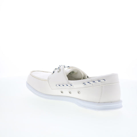 Sebago Jackman 78114CW-911 Mens White Loafers & Slip Ons Boat Shoes