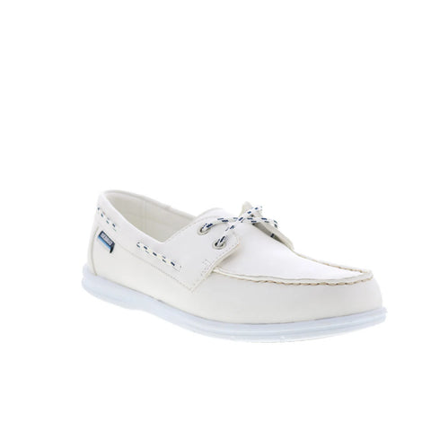 Sebago Jackman 78114CW-911 Mens White Loafers & Slip Ons Boat Shoes