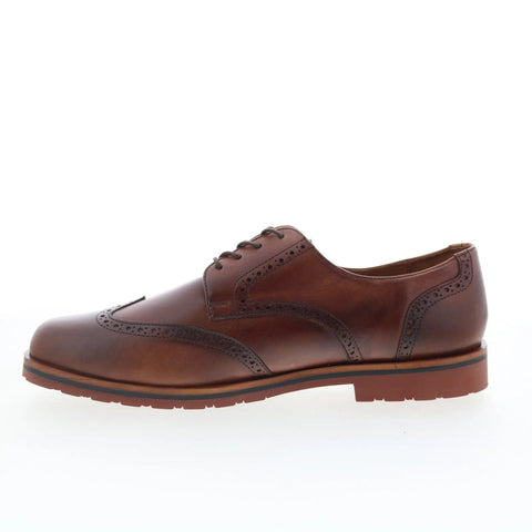 T.B. Phelps 8002-9-100 Mens Brown Oxfords & Lace Ups Wingtip & Brogue Shoes