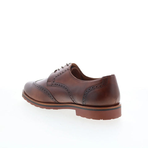 T.B. Phelps 8002-9-100 Mens Brown Oxfords & Lace Ups Wingtip & Brogue Shoes