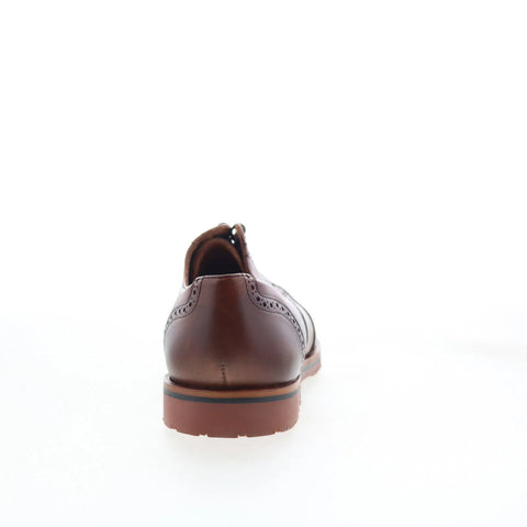 T.B. Phelps 8002-9-100 Mens Brown Oxfords & Lace Ups Wingtip & Brogue Shoes