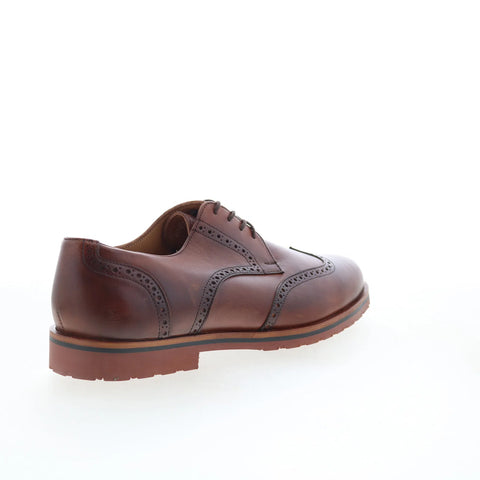 T.B. Phelps 8002-9-100 Mens Brown Oxfords & Lace Ups Wingtip & Brogue Shoes