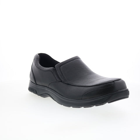 Dunham Battery Park 8003BK Mens Black Narrow Loafers & Slip Ons Casual Shoes