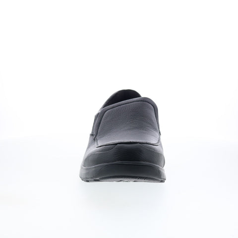 Dunham Battery Park Mens Black Extra Wide 4E Loafers & Slip Ons Casual Shoes