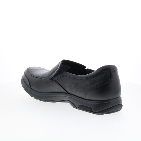 Dunham Battery Park 8003BK Mens Black Narrow Loafers & Slip Ons Casual Shoes