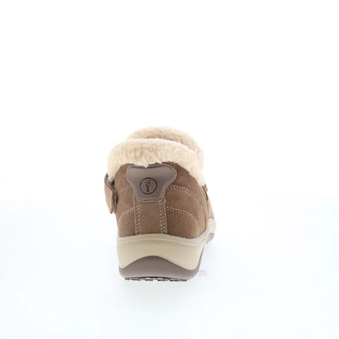 Orthofeet Lorin 80043 Womens Brown Suede Slip On Loafer Slippers Shoes