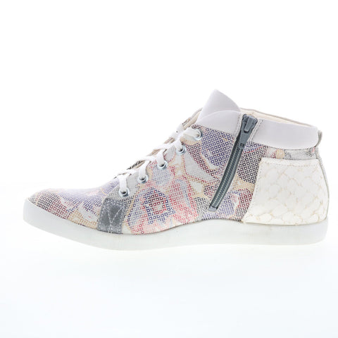 Think! Seas High Top 80049-H97 Womens Gray Leather Lifestyle Sneakers Shoes