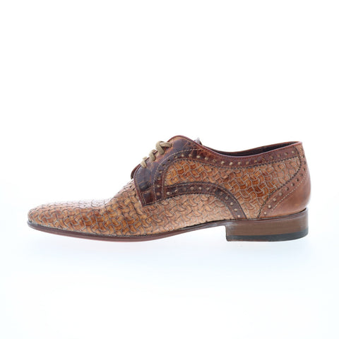 Debut Bassa 8014 Mens Brown Leather Lace Up Oxfords & Lace Ups Casual Shoes