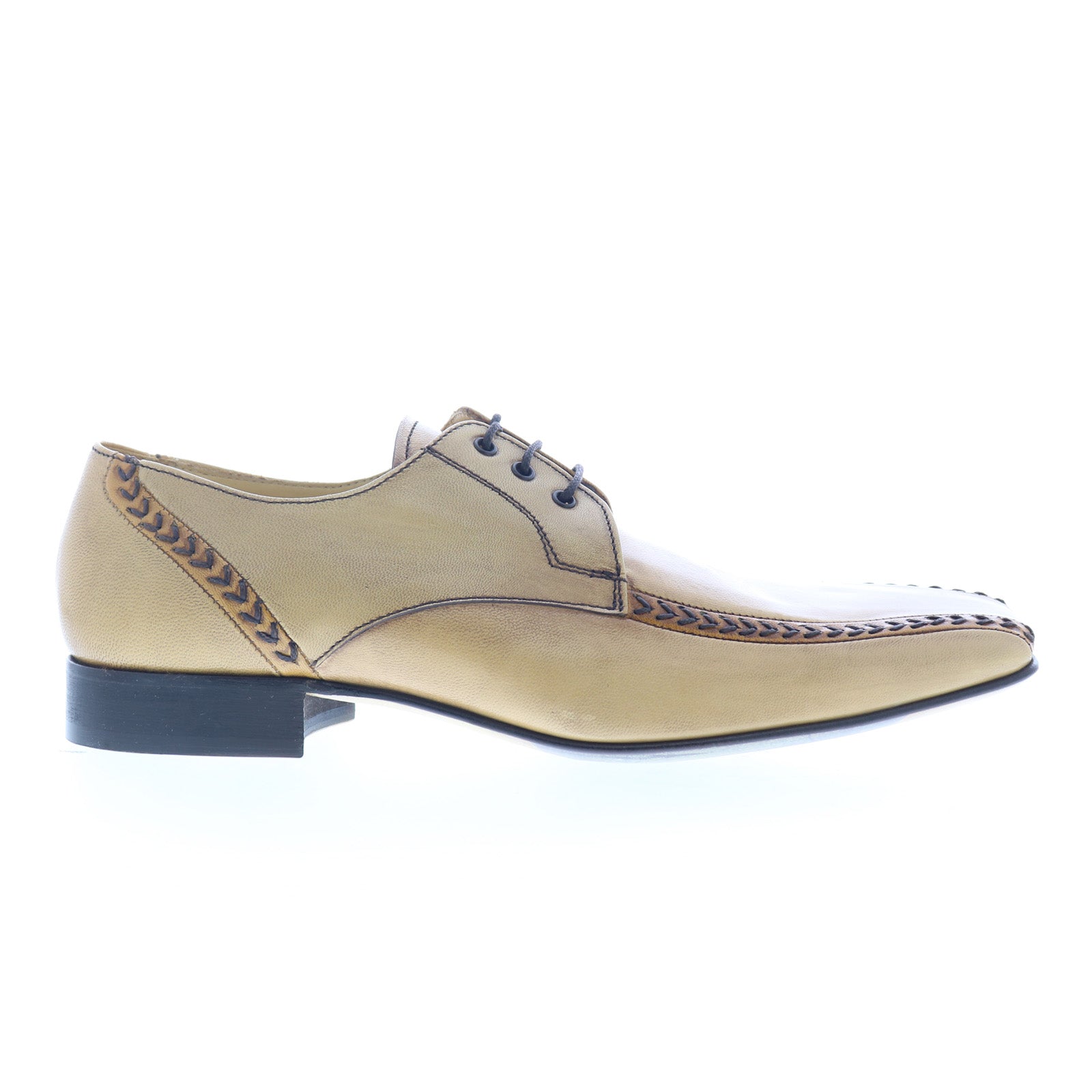 Debut Softail 8042 Mens Beige Leather Lace Up Oxfords & Lace Ups Casua -  Ruze Shoes