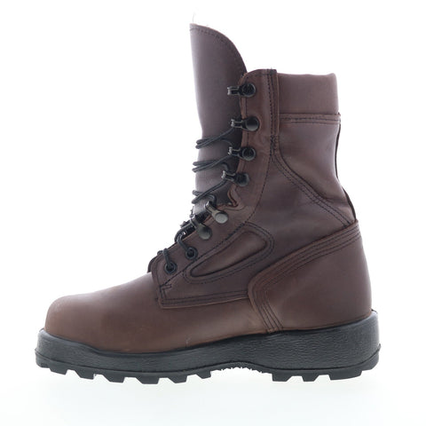 McRae Packed Navy Steel Toe Made In USA 8052W Womens Brown Tactical Boots
