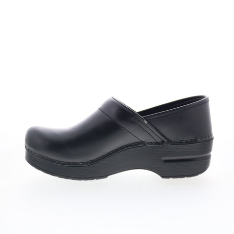 Dansko Professional Core 806-020202 Womens Black Wide Clogs Flats Shoes