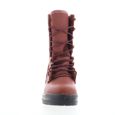 McRae Israeli Combat Made In USA 80IB Mens Brown Leather Tactical Boots