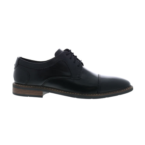 Nunn Bush Hayden Cap Toe Oxford 81075-001 Mens Black Oxfords Cap Toe Shoes
