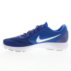 Nike Revolution 819300-407 Mens Blue Mesh Athletic Running Shoes