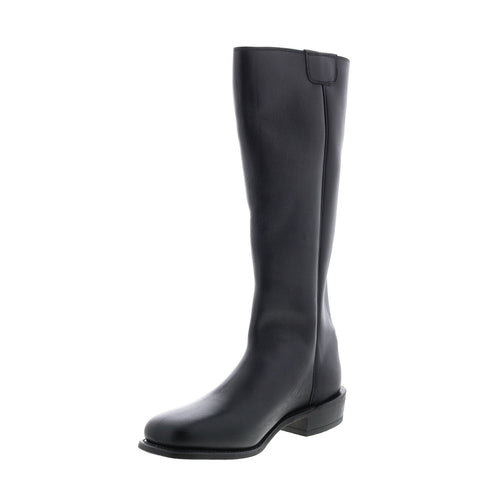 Abilene Boots 8220 Mens Black Wide Leather Slip On Western Boots