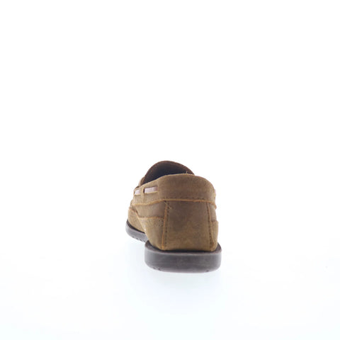Minnetonka Double Bottom Hardsole Mens Brown Loafers & Slip Ons Boat Shoes