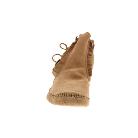 Minnetonka Two Button Boot 837T-TPE Mens Brown Suede Casual Dress Boots