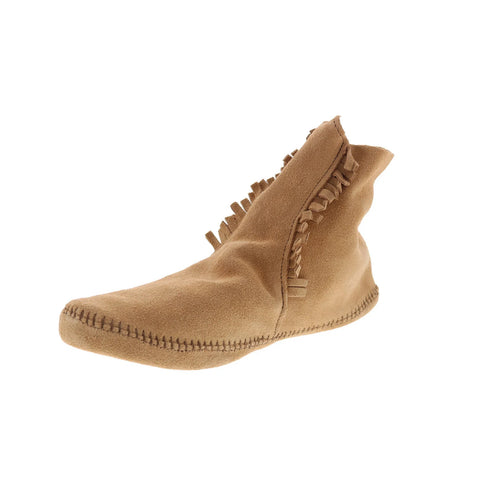 Minnetonka Two Button Boot 837T-TPE Mens Brown Suede Casual Dress Boots