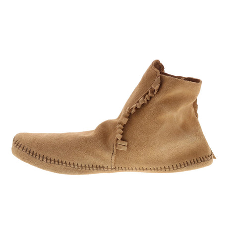 Minnetonka Two Button Boot 837T-TPE Mens Brown Suede Casual Dress Boots