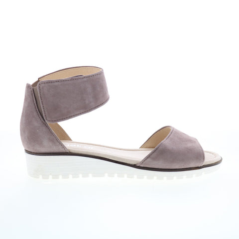 Gabor 8-4570-14 Womens Brown Suede Strap Sandals Shoes