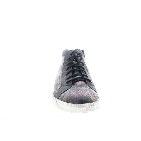 Think! Turna 84047-09 Womens Black Leather Lifestyle Sneakers Shoes
