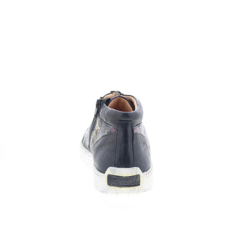 Think! Turna 84047-09 Womens Black Leather Lifestyle Sneakers Shoes